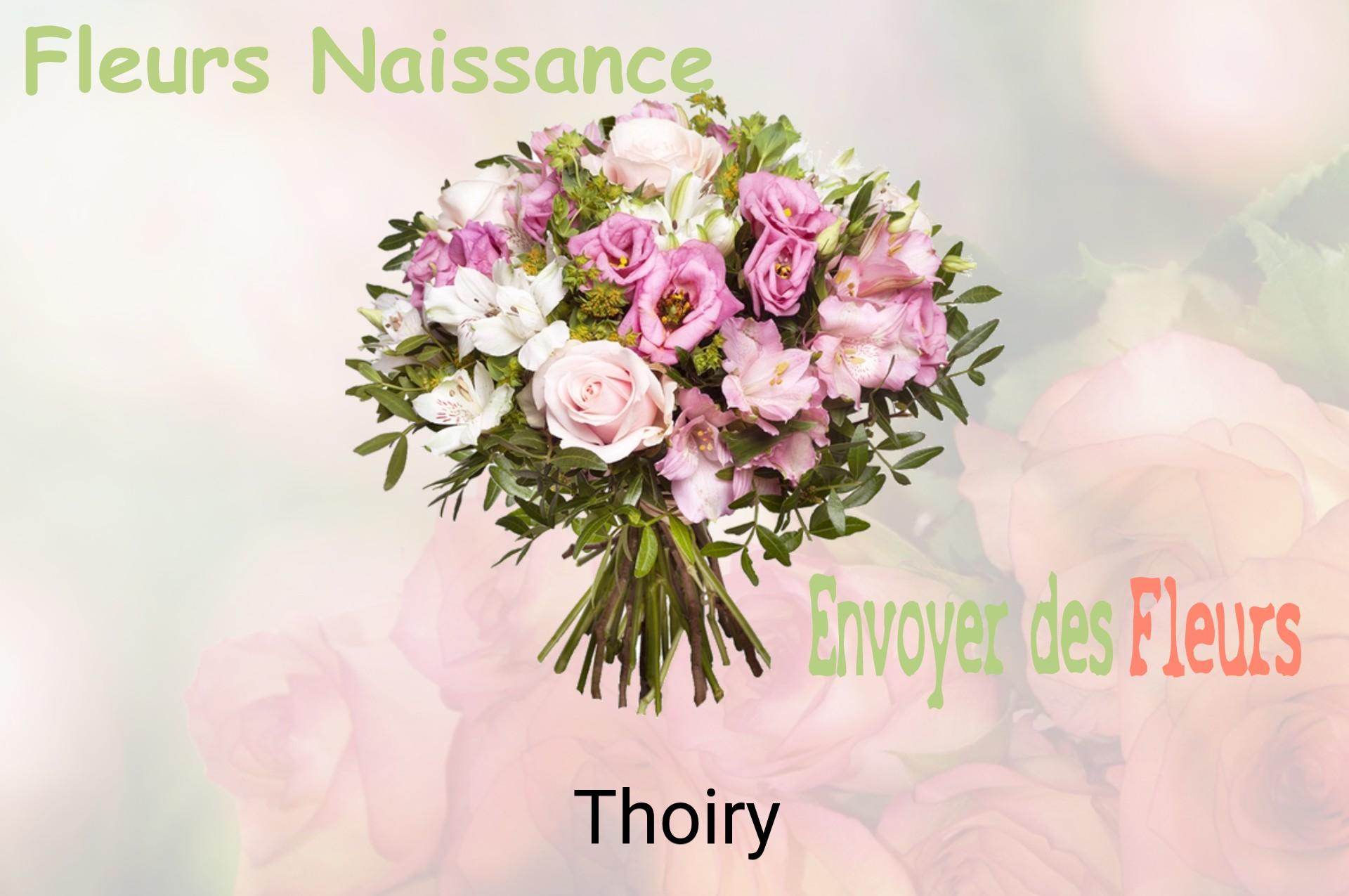 Bouquet de fleurs de naissance livré à Thoiry